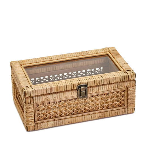Small Rattan Decorative Storage Box