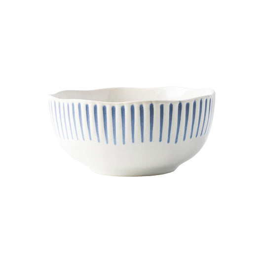 Juliska Sitio Stripe Cereal/Ice Cream Bowl - Indigo
