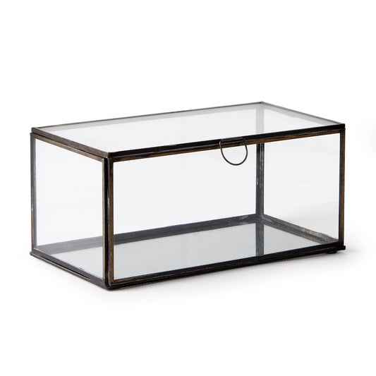 Arwen Metal and Glass Display Box - Black