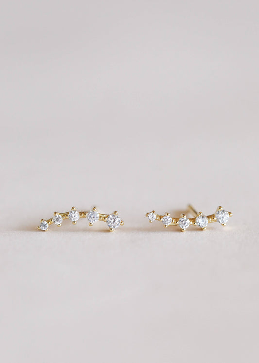 Crawler Earring - Gold Vermiel - 18k Gold plated