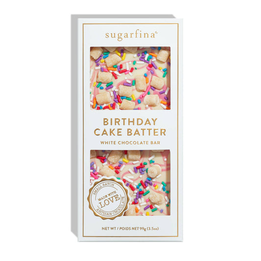 Sugarfina - Birthday Cake Batter - White Chocolate Bar